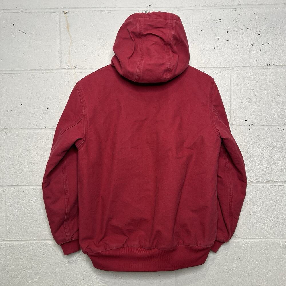 Carhartt Quilted Camo-Lined Hooded Active Jacket “Crabapple” View 3